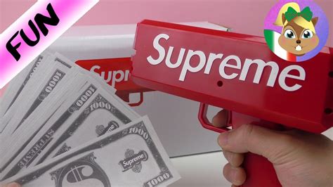 supreme money gun italiano 